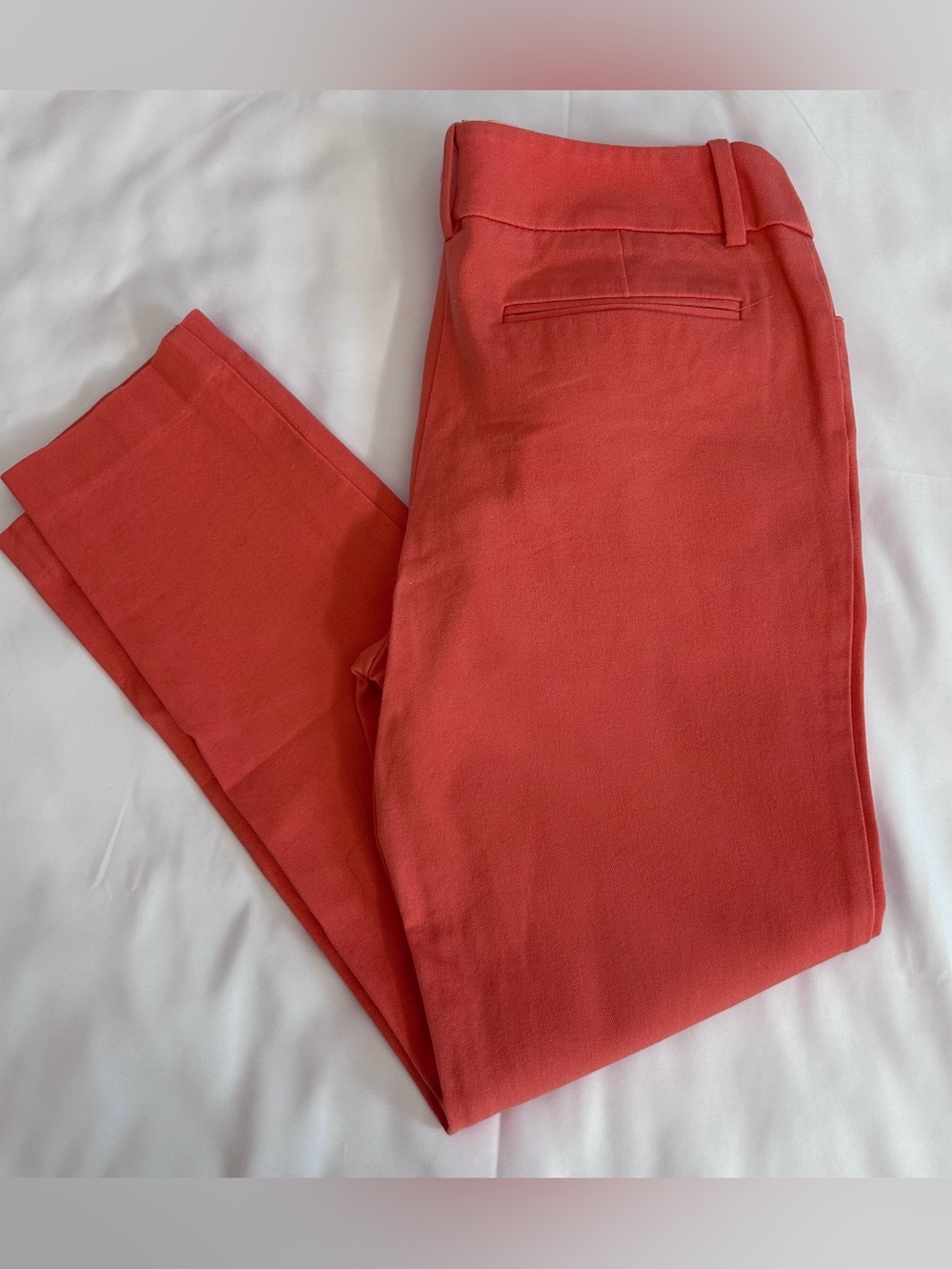 Merona Modern Fit Stretch Ankle Pants in Coral Size 8